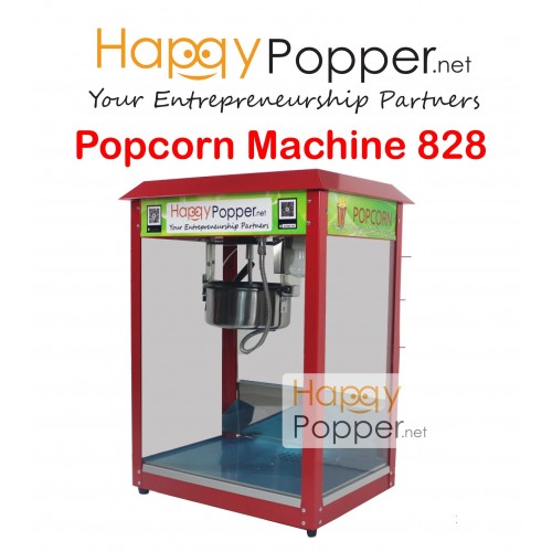Popcorn Machine 8oz 828 ( Electric ) PC-M0009 屋顶电热爆米花机8安士